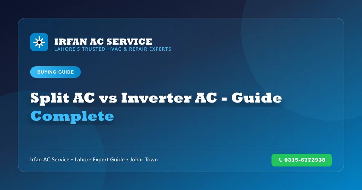 Split AC vs Inverter AC - Which One Should You Buy? - Irfan AC Service Lahore